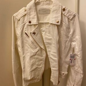 Blank NYC white motto jacket